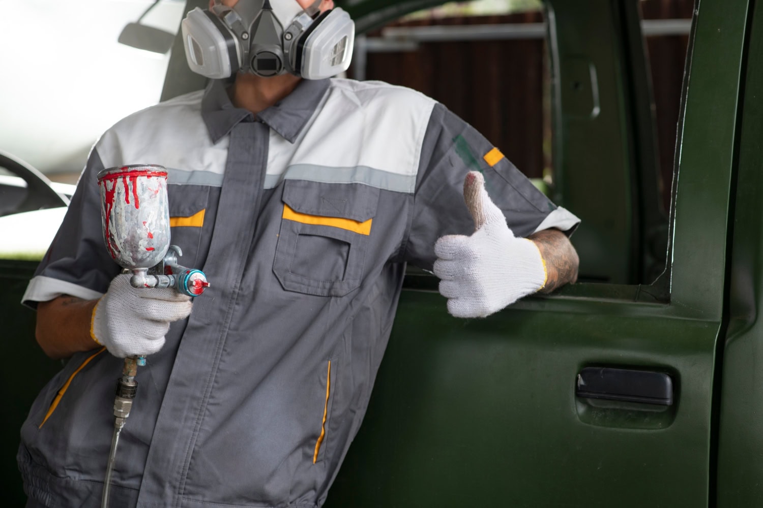 ทำสีรถเบนซ์